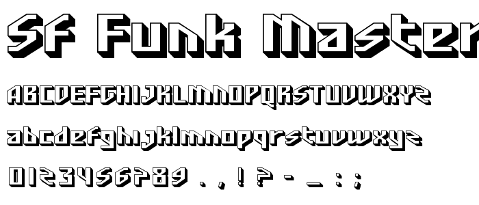 SF Funk Master font